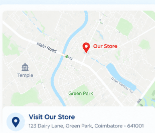 Map Location - Ilai Organics Store Peravallur Chennai